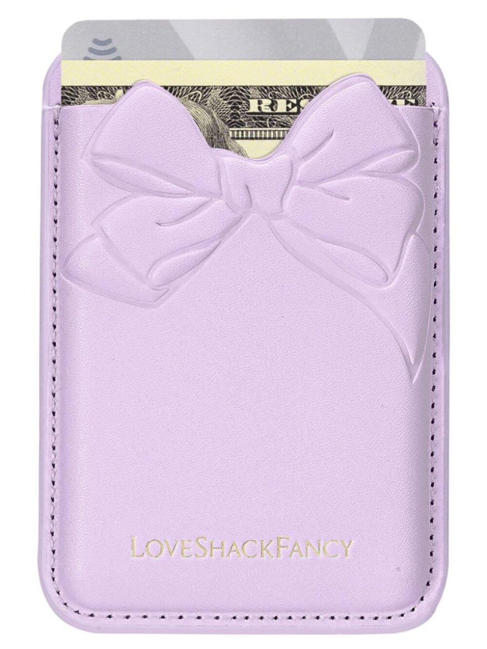 LoveShackFancy Lavender Card Wallet and CASE-MATE Floral iPhone Case Set New Wit